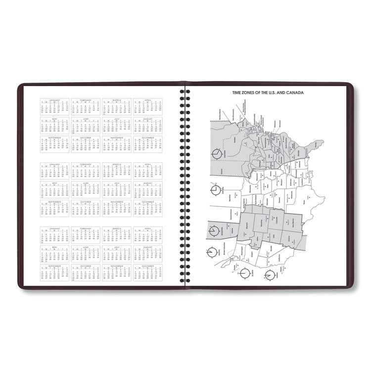 AT-A-GLANCE® Monthly Planner, 11 x 9, Winestone Cover, 15-Month (Jan to Mar): 2024 to 2025 (AAG7026050)