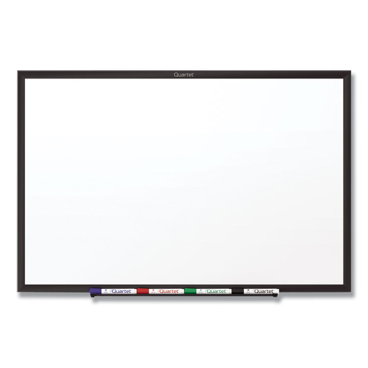 Quartet® Classic Series Total Erase Dry Erase Boards, 96 x 48, White Surface, Black Aluminum Frame (QRTS538B) Each
