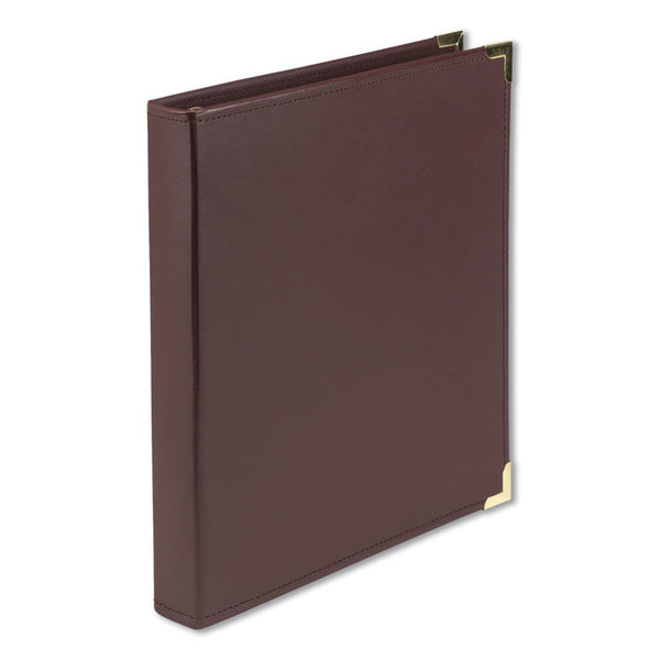 Samsill® Classic Collection Ring Binder, 3 Rings, 1" Capacity, 11 x 8.5, Burgundy (SAM15134)