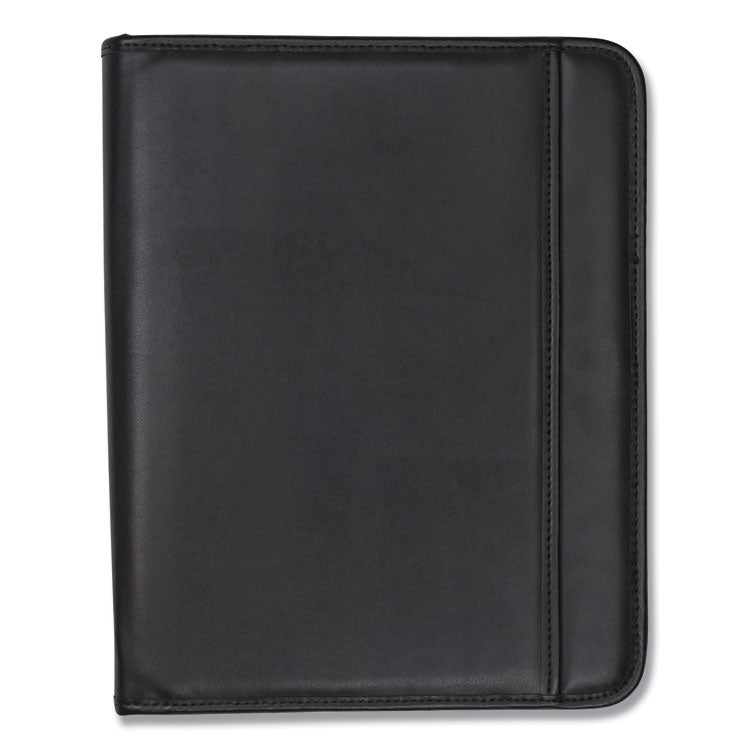 Samsill® Professional Zippered Pad Holder, Pockets/Slots, Writing Pad, Black (SAM70820)