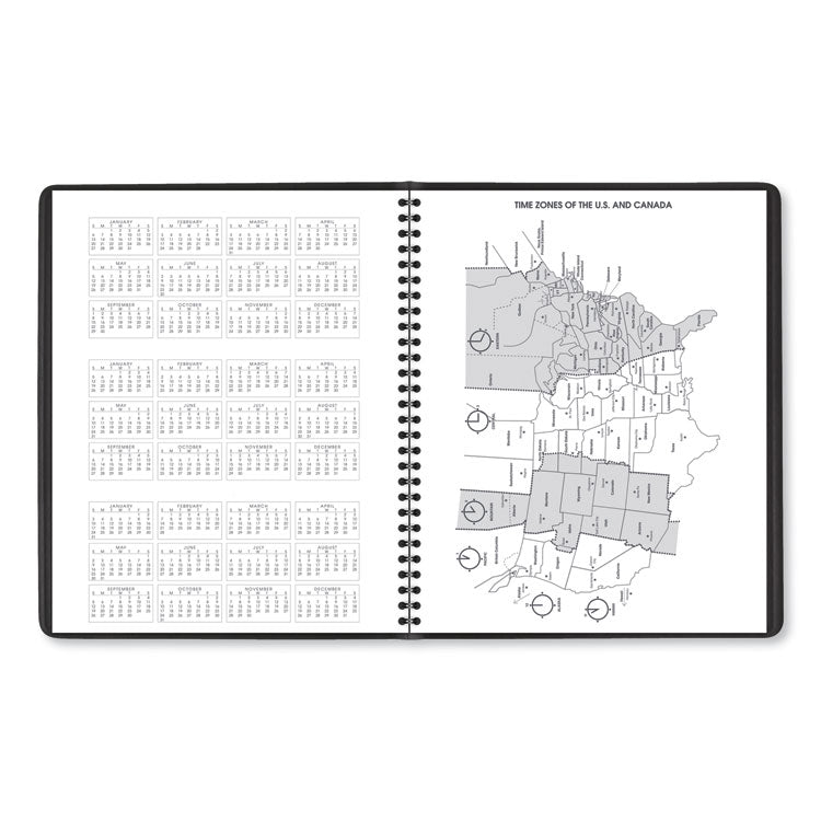 AT-A-GLANCE® Monthly Planner, 11 x 9, Black Cover, 15-Month (Jan to Mar): 2024 to 2025 (AAG7026005)