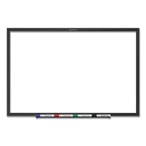 Quartet® Classic Series Total Erase Dry Erase Boards, 24 x 18, White Surface, Black Aluminum Frame (QRTS531B)