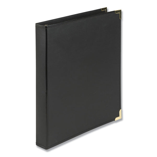 Samsill® Classic Collection Ring Binder, 3 Rings, 1" Capacity, 11 x 8.5, Black (SAM15130)