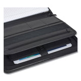 Samsill® Professional Zippered Pad Holder, Pockets/Slots, Writing Pad, Black (SAM70820)