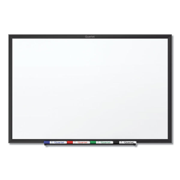 Quartet® Classic Series Total Erase Dry Erase Boards, 72 x 48, White Surface, Black Aluminum Frame (QRTS537B)