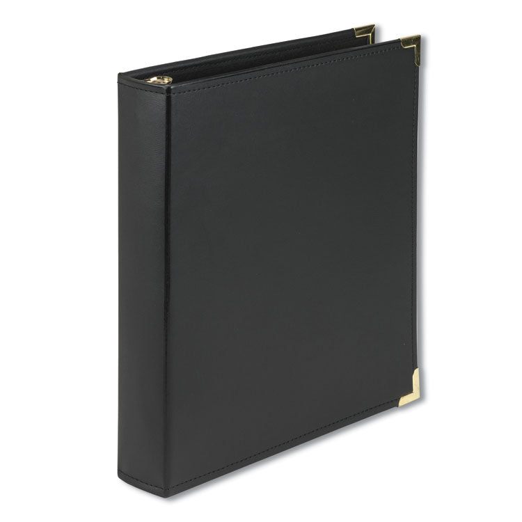 Samsill® Classic Collection Ring Binder, 3 Rings, 1.5" Capacity, 11 x 8.5, Black (SAM15150)