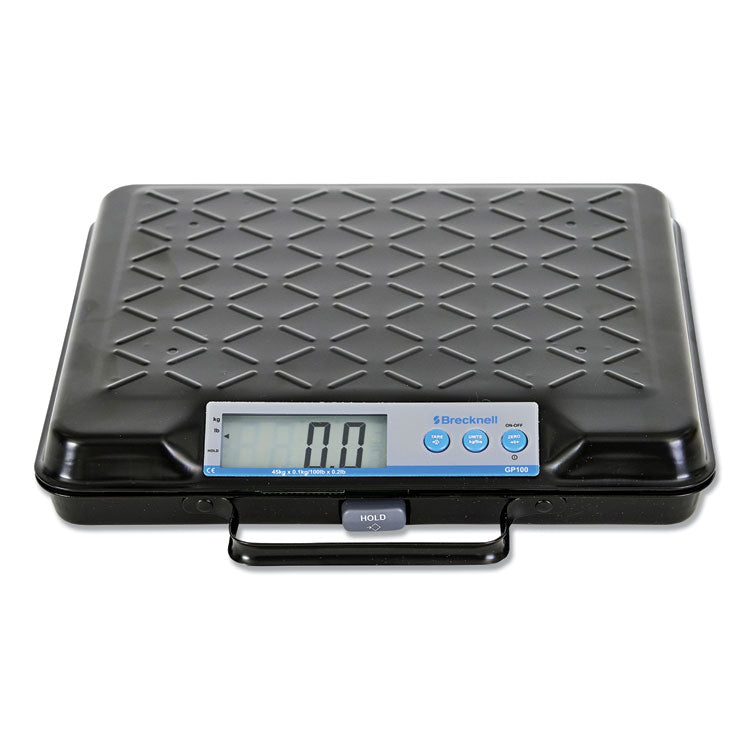 Brecknell Portable Electronic Utility Bench Scale, 100 lb Capacity, 12.5 x 10.95 x 2.2  Platform (SBWGP100) Each