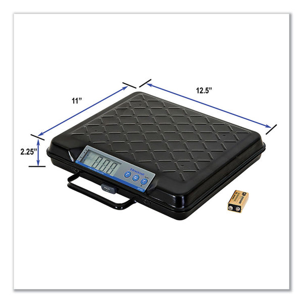 Brecknell Portable Electronic Utility Bench Scale, 100 lb Capacity, 12.5 x 10.95 x 2.2  Platform (SBWGP100)