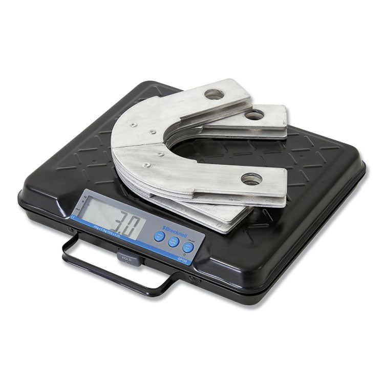 Brecknell Portable Electronic Utility Bench Scale, 100 lb Capacity, 12.5 x 10.95 x 2.2  Platform (SBWGP100) Each
