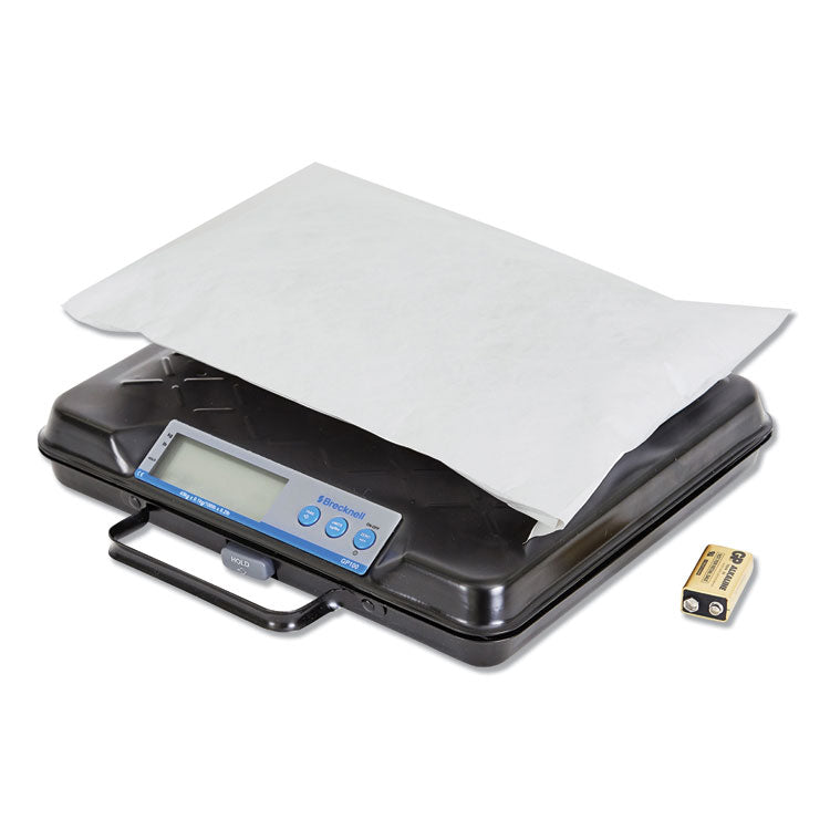 Brecknell Portable Electronic Utility Bench Scale, 100 lb Capacity, 12.5 x 10.95 x 2.2  Platform (SBWGP100) Each