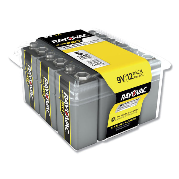 Rayovac® Ultra Pro Alkaline 9V Batteries, 12/Pack (RAYAL9V12PPJ) Pack of 12