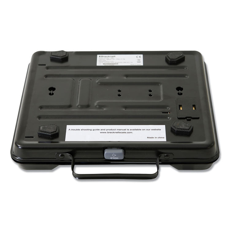 Brecknell Portable Electronic Utility Bench Scale, 250 lb Capacity, 12.5 x 10.95 x 2.2  Platform (SBWGP250) Each