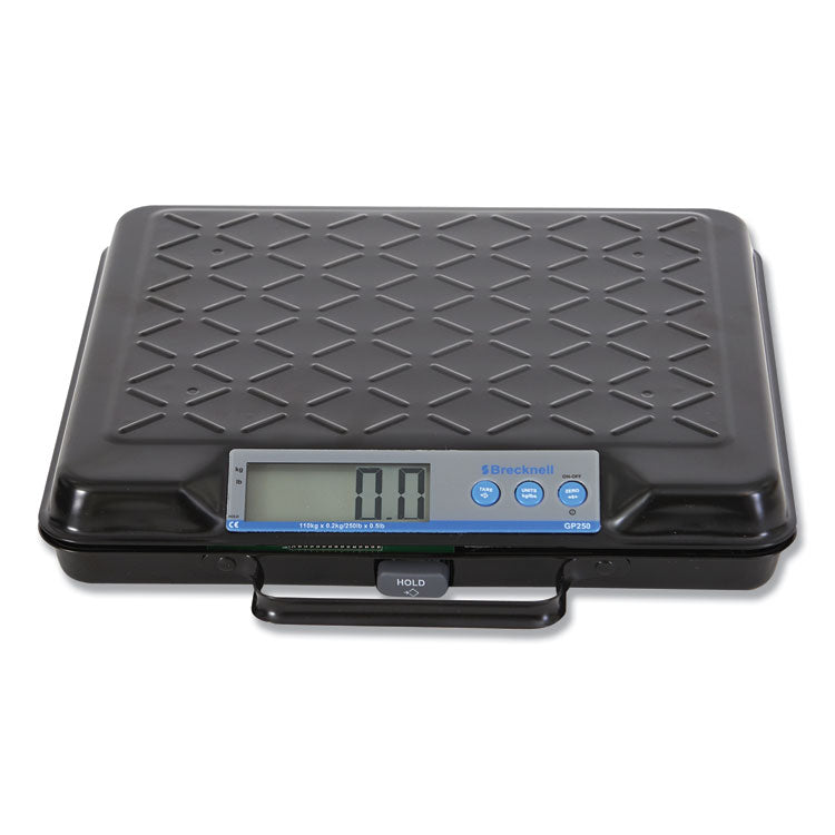 Brecknell Portable Electronic Utility Bench Scale, 250 lb Capacity, 12.5 x 10.95 x 2.2  Platform (SBWGP250) Each