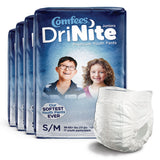 Comfees® DriNite® Juniors Unisex Youth Absorbent Underwear Pull On with Tear Away Seams Small / Medium Disposable Heavy Absorbency (1150965_CS) 68/CS