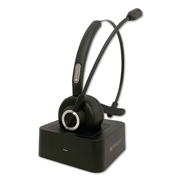 Spracht ZuM BT Mobile Office Monaural Over The Head Headset, Black (SPTZUMBT) Each