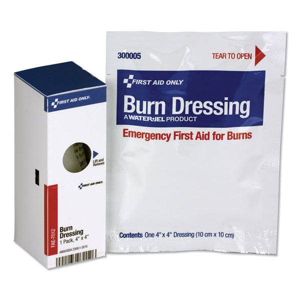 First Aid Only™ SmartCompliance Refill Burn Dressing, 4 x 4, White (FAO16004) Box of 20