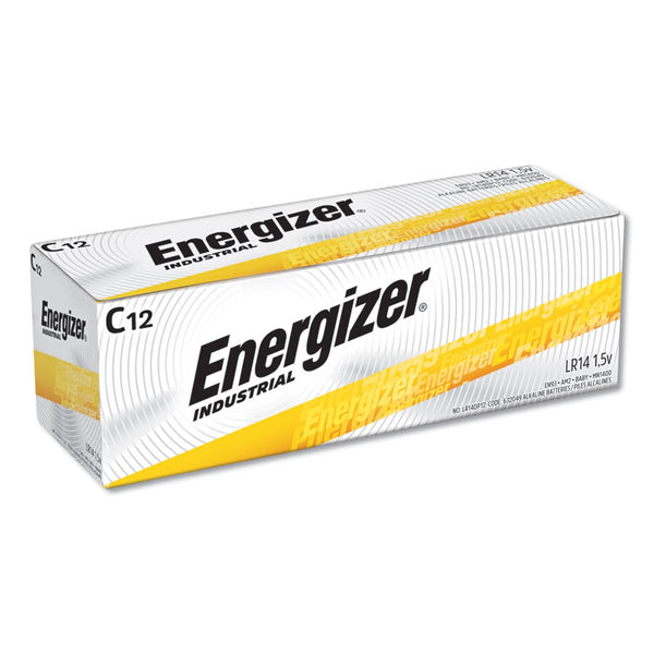 Energizer® Industrial Alkaline C Batteries, 1.5 V, 12/Box (EVEEN93) Pack of 12