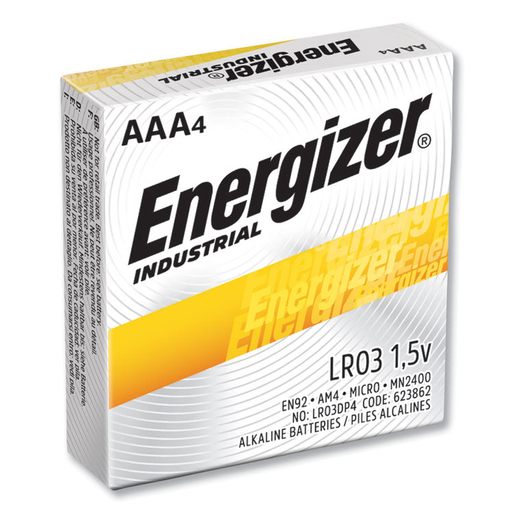 Energizer® Industrial Alkaline AAA Batteries, 1.5 V, 24/Box (EVEEN92) Pack of 24