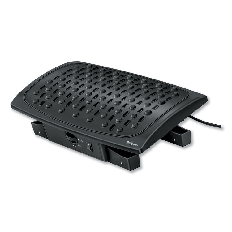 Fellowes® Climate Control Footrest, 16.5w x 10d x 5.5, 6.5h, Black (FEL8030901)