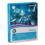 xerox™ Vitality Multipurpose Print Paper, 92 Bright, 20 lb Bond Weight, 8.5 x 11, White, 500/Ream (XER3R02047RM) 1 Ream