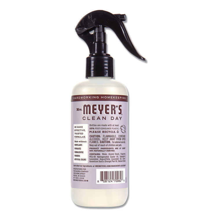 Mrs. Meyer's® Clean Day Room Freshener, Lavender, 8 oz, Non-Aerosol Spray (SJN670763EA) Each