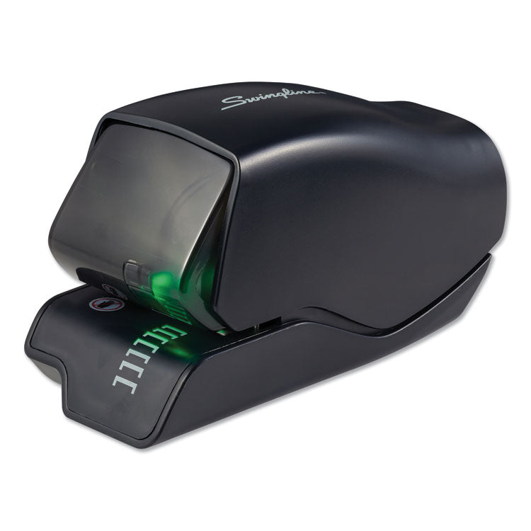 Swingline® Desktop Cartridge Electric Stapler with LED Guide, 25-Sheet Capacity, Black (SWI50202) Each