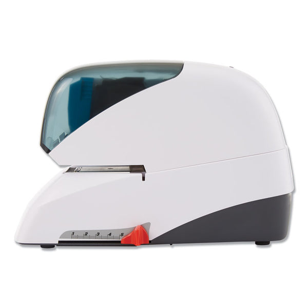 Rapid® 5050e Professional Electric Stapler, 60-Sheet Capacity, White (RPD73157)