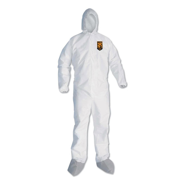 KleenGuard™ A45 Liquid/Particle Protection Surface Prep/Paint Coveralls, 3X-Large, White, 25/Carton (KCC48976) Case of 25