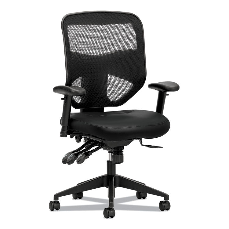 HON® Prominent Mesh High-Back Task Chair, Supports Up to 250 lb, 17" to 21" Seat Height, Black (BSXVL532SB11)