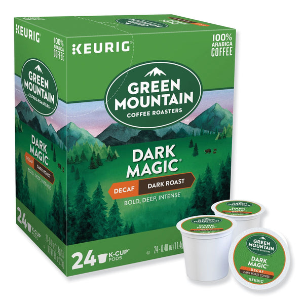 Green Mountain Coffee® Dark Magic Decaf Extra Bold Coffee K-Cups, 96/Carton (GMT4067CT) Case of 96