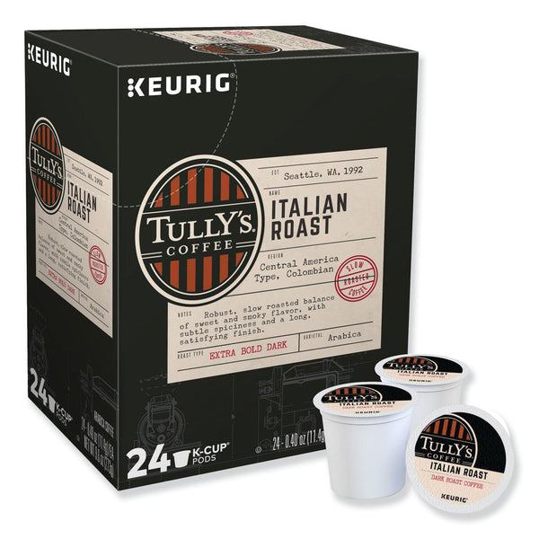 Tully's Coffee® Italian Roast Coffee K-Cups, 96/Carton (GMT193019CT) Case of 96