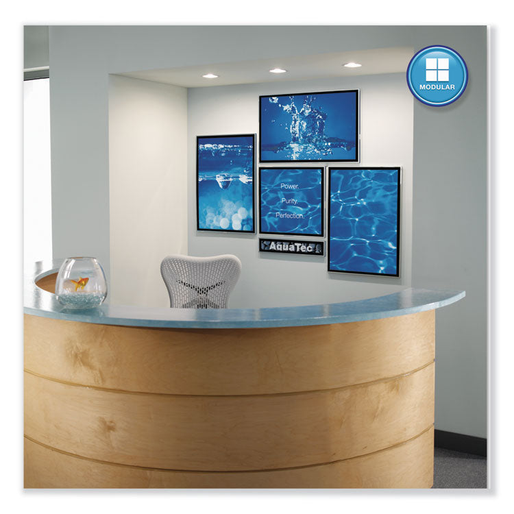 Quartet® Matrix Magnetic Boards, 23 x 23, White Surface, Silver Aluminum Frame (QRTM2323) Each