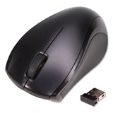 Innovera® Compact Mouse, 2.4 GHz Frequency/26 ft Wireless Range, Left/Right Hand Use, Black (IVR62210) Each