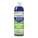 Microban® 24-Hour Disinfectant Sanitizing Spray, Fresh Scent, 12.5 oz Aerosol Spray, Each (PGC48774)