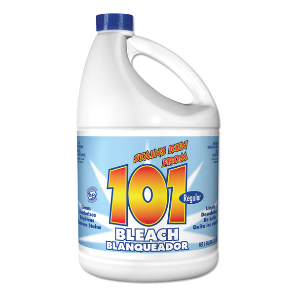 101 Regular Cleaning Low Strength Bleach, 1 gal Bottle, 6/Carton (KIK11006755042) Case of 6