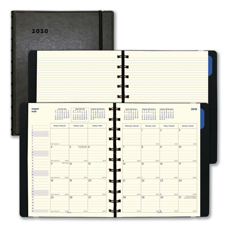 Filofax® Soft Touch 17-Month Planner, 10.88 x 8.5, Black Cover, 17-Month: Aug 2025 to Dec 2026 (REDC1811001) Each