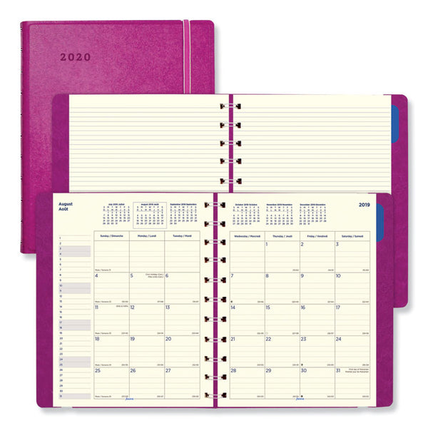 Filofax® Soft Touch 17-Month Planner, 10.88 x 8.5, Fuchsia Cover, 17-Month: Aug 2025 to Dec 2026 (REDC1811003) Each