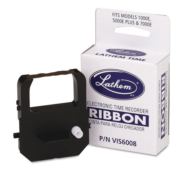 Lathem® Time VIS6008 Ribbon, Purple (LTHVIS6008)