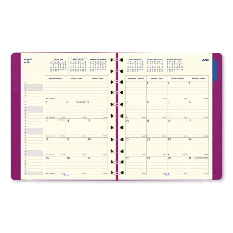 Filofax® Soft Touch 17-Month Planner, 10.88 x 8.5, Fuchsia Cover, 17-Month: Aug 2025 to Dec 2026 (REDC1811003) Each