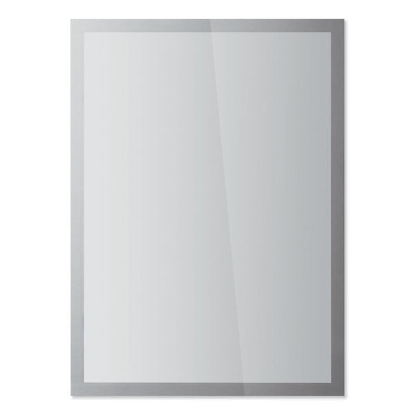 Durable® DURAFRAME SUN Sign Holder, 11 x 17, Silver Frame, 2/Pack (DBL400123) Pack of 2