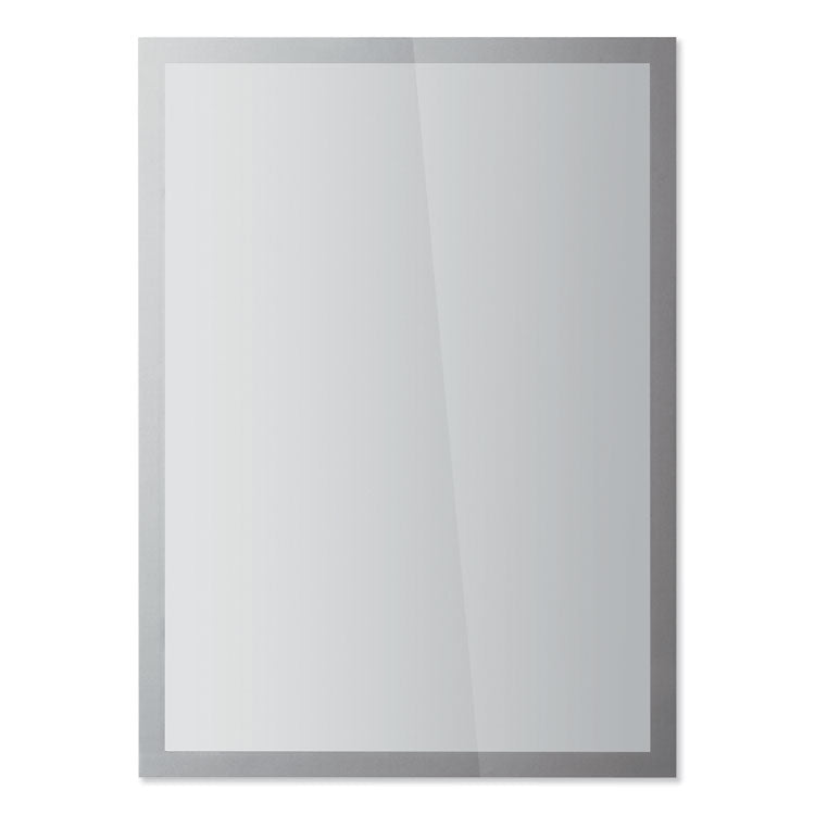 Durable® DURAFRAME SUN Sign Holder, 11 x 17, Silver Frame, 2/Pack (DBL400123) Pack of 2