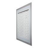 Durable® DURAFRAME Magnetic Plus Sign Holder, 8.5 x 11, Silver Frame, 2/Pack (DBL400423) Pack of 2