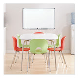 Mead® Dry Erase Board with Aluminum Frame, 72 x 48, Melamine White Surface, Silver Aluminum Frame (MEA85358) Each