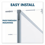 Mead® Dry Erase Board with Aluminum Frame, 72 x 48, Melamine White Surface, Silver Aluminum Frame (MEA85358) Each