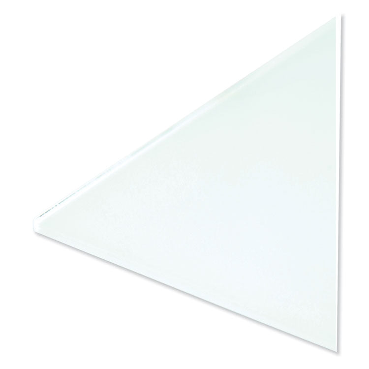 U Brands Floating Glass Dry Erase Board, 35 x 23, White (UBR3975U0001) Each