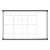 U Brands PINIT Magnetic Dry Erase Undated One Month Calendar, 35 x 23, White (UBR2901U0001) Each
