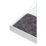 U Brands 3N1 Magnetic Glass Dry Erase Combo Board, 35 x 14.25, Week View, White Surface and Frame (UBR3199U0001) Each