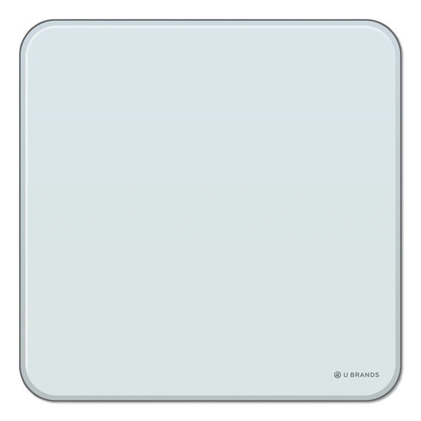 U Brands Cubicle Glass Dry Erase Board, 12 x 12, White Surface (UBR3690U0001) Each