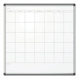 U Brands PINIT Magnetic Dry Erase Undated One Month Calendar, 35 x 35, White (UBR2902U0001) Each