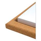 U Brands Tile Board Value Pack, (1) Tan Cork Bulletin, (1) White Magnetic Dry Erase, 14 x 14 (UBR3888U0001) Each
